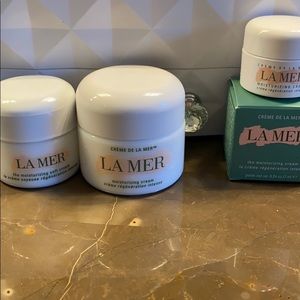A lot (3) of empty Lamer classic cream jar
